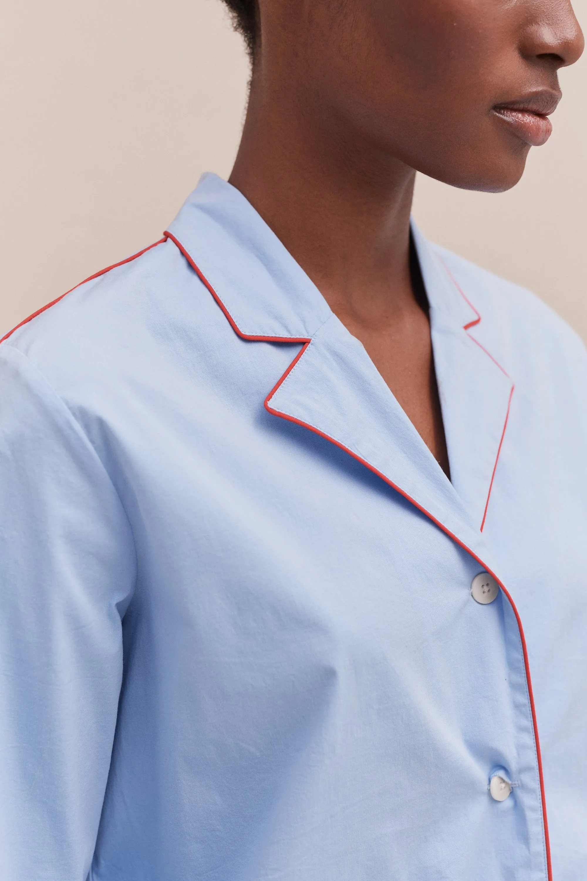 402 Shirt Blue sold by Desmond & Dempsey product image thumbnail 2