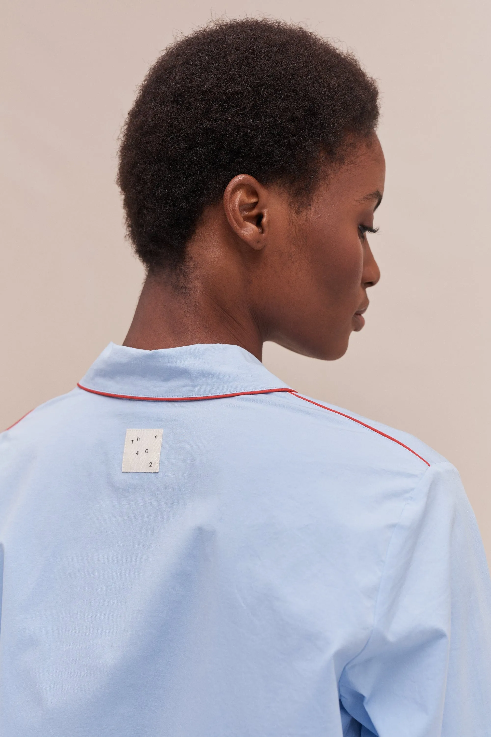 402 Shirt Blue sold by Desmond & Dempsey product image thumbnail 3