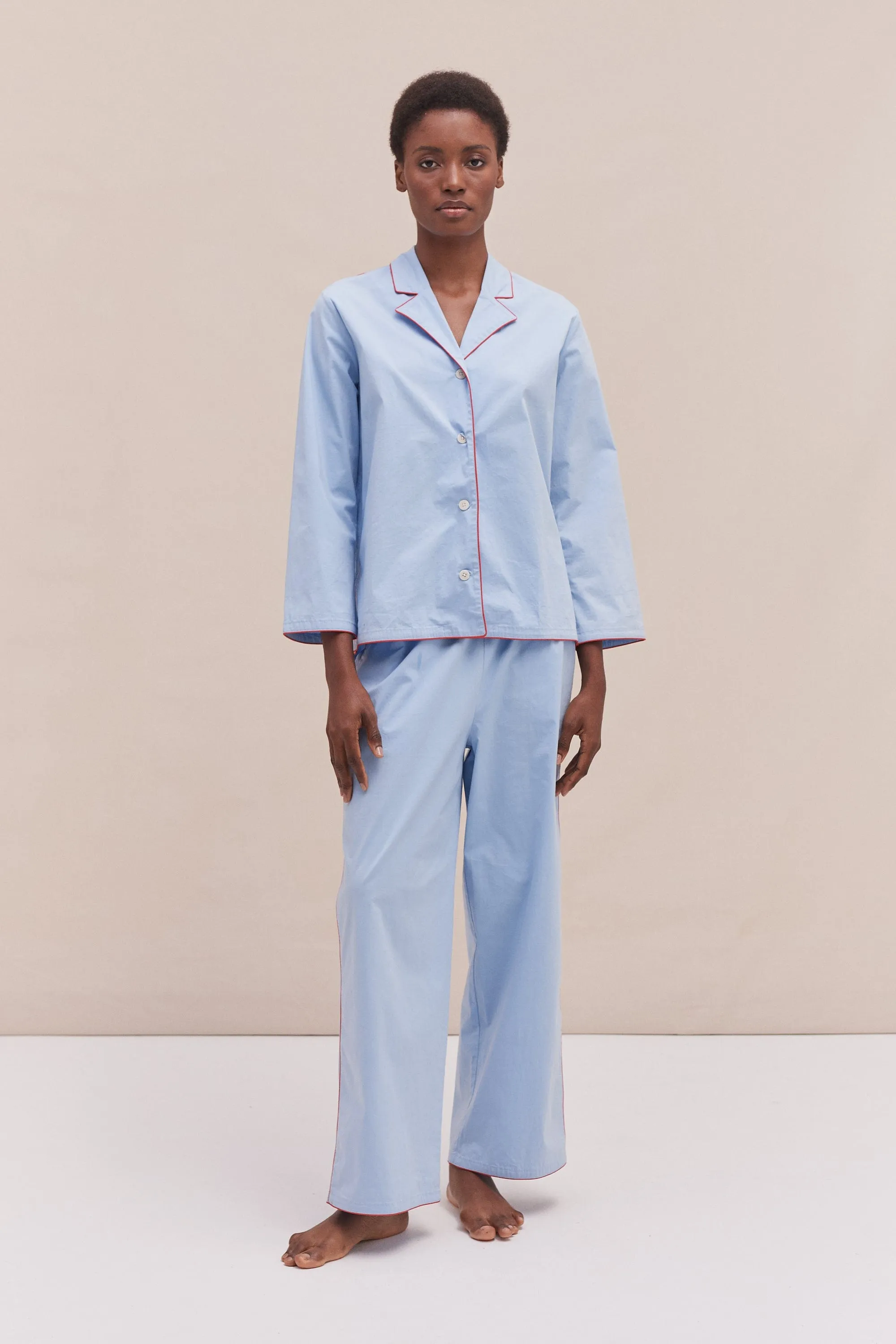 402 Shirt Blue sold by Desmond & Dempsey product image thumbnail 4