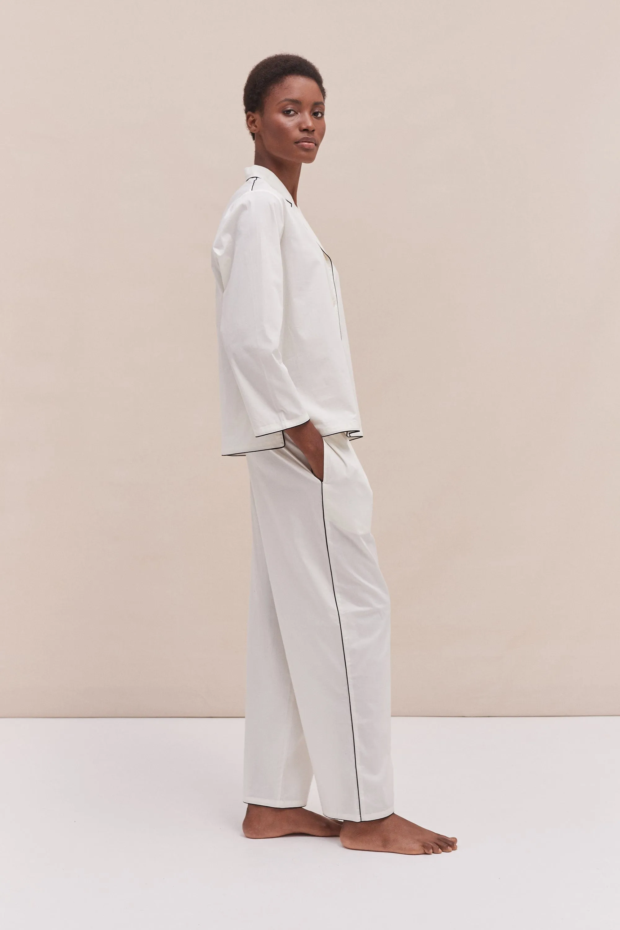 402 Shirt Cream sold by Desmond & Dempsey product image thumbnail 3