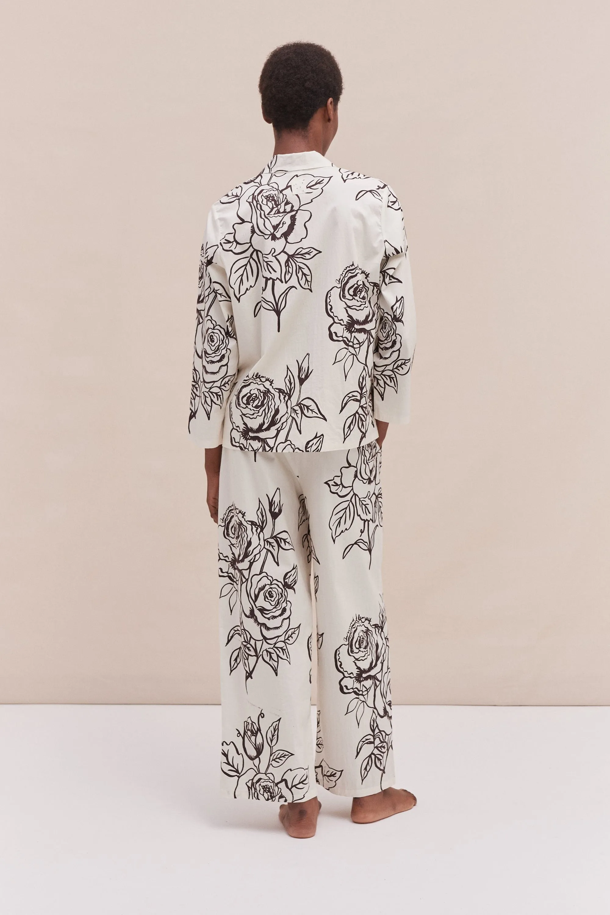 402 Shirt Rose Cream Brown sold by Desmond & Dempsey product image thumbnail 5