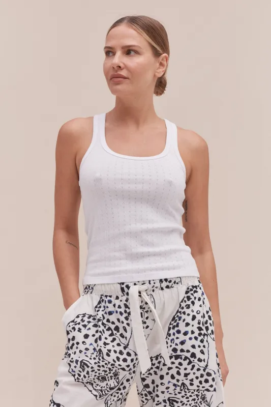 Tank Top White sold by Desmond & Dempsey
