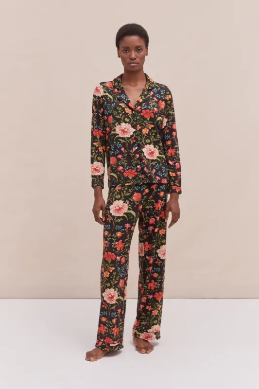 Lyocell Jersey Long Pyjama Set Persephone sold by Desmond & Dempsey
