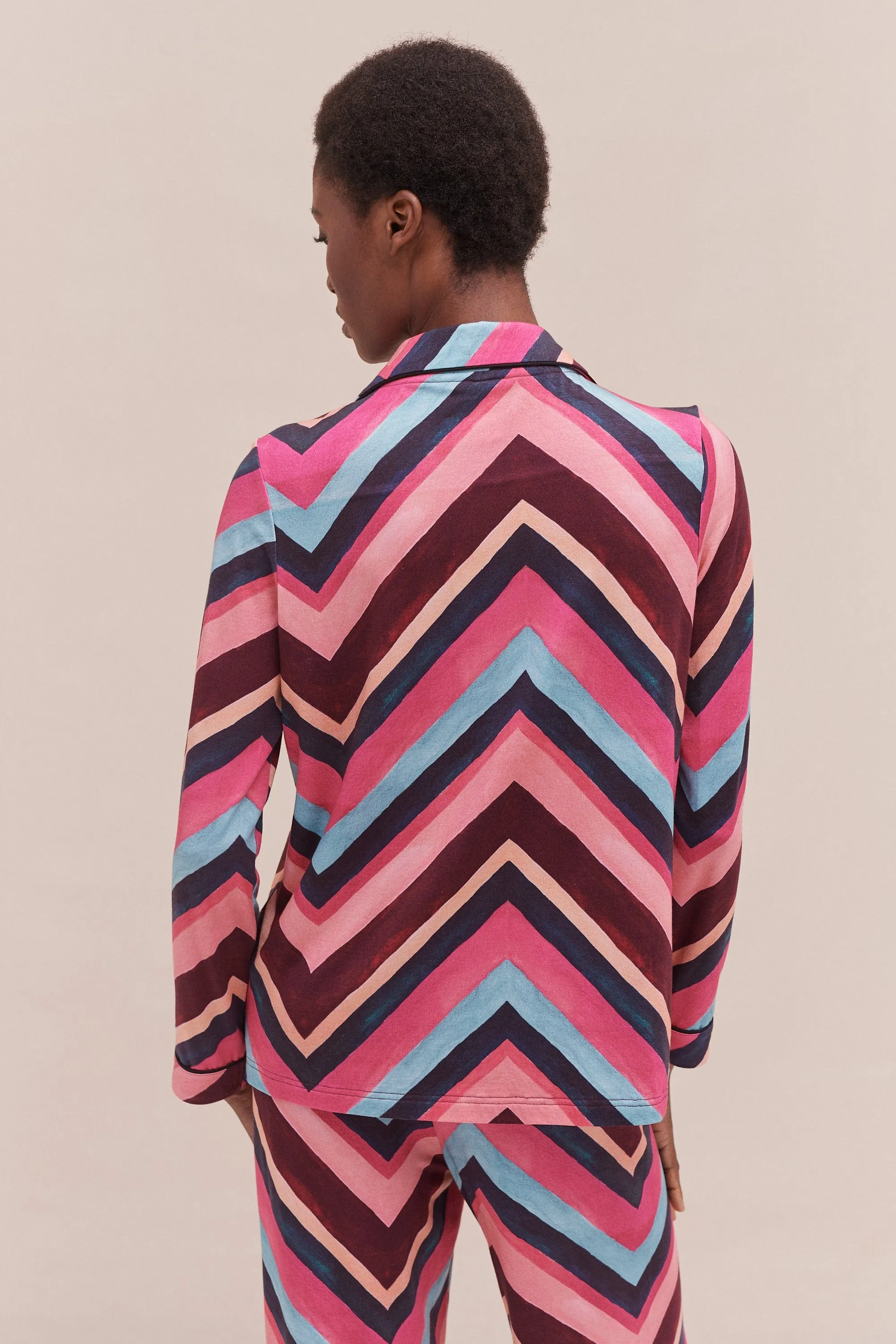 Lyocell Jersey Long Pyjama Set Milou sold by Desmond & Dempsey product image thumbnail 5