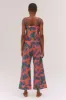 Cami & Wide Leg Set Passerine Print Coral sold by Desmond & Dempsey