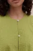 Pleated Cami Top Lime sold by Desmond & Dempsey