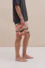 Men’s Pyjama Shorts Tide Print Multi Linen sold by Desmond & Dempsey