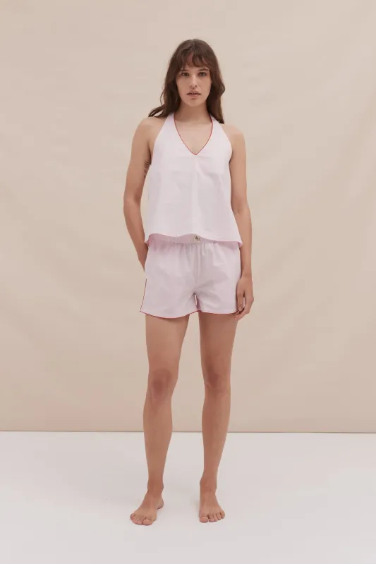 402 Swing Cami & Shorts Set Pink sold by Desmond & Dempsey