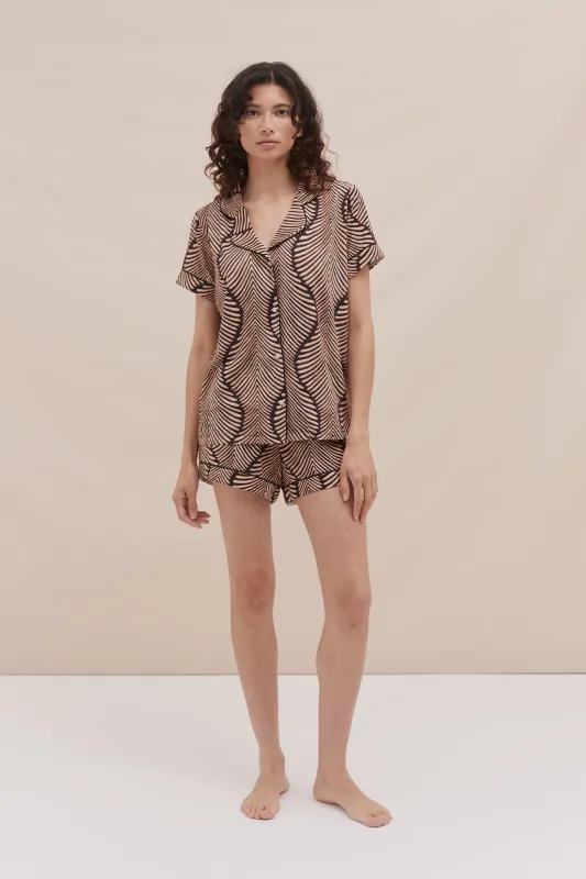 Lyocell Jersey Short Pyjama Set Grace sold by Desmond & Dempsey