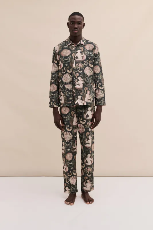 Men’s Pocket Pyjama Set Reverie Multi sold by Desmond & Dempsey