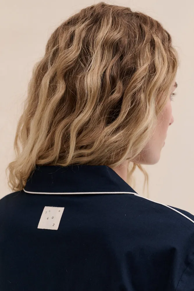402 Shirt Navy sold by Desmond & Dempsey product image thumbnail 2