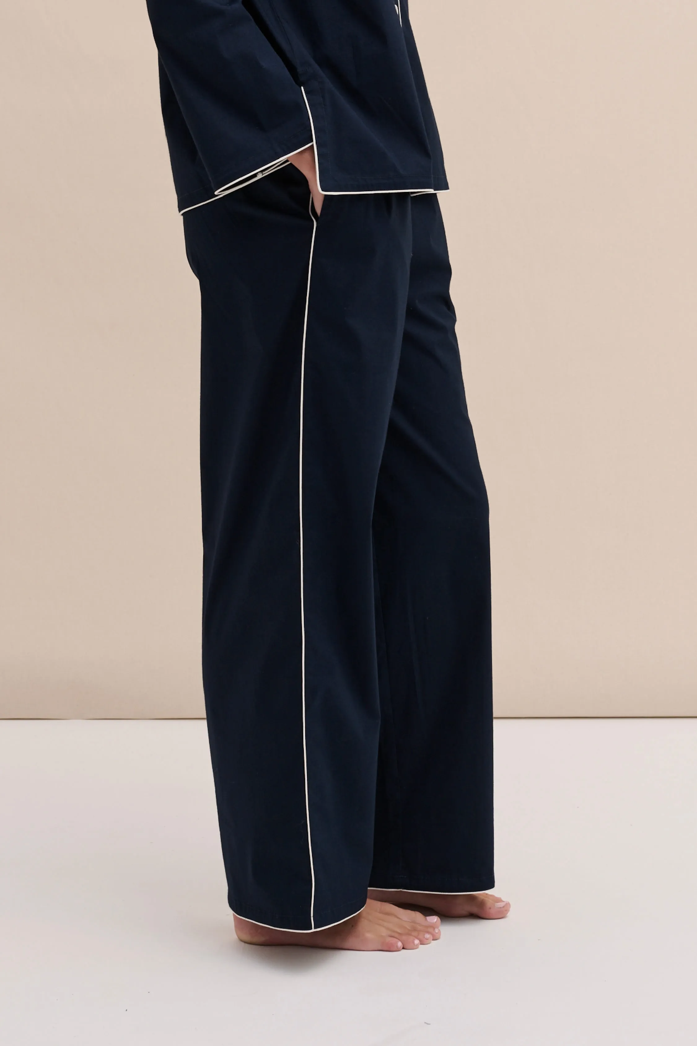 402 Trousers Navy sold by Desmond & Dempsey product image thumbnail 2