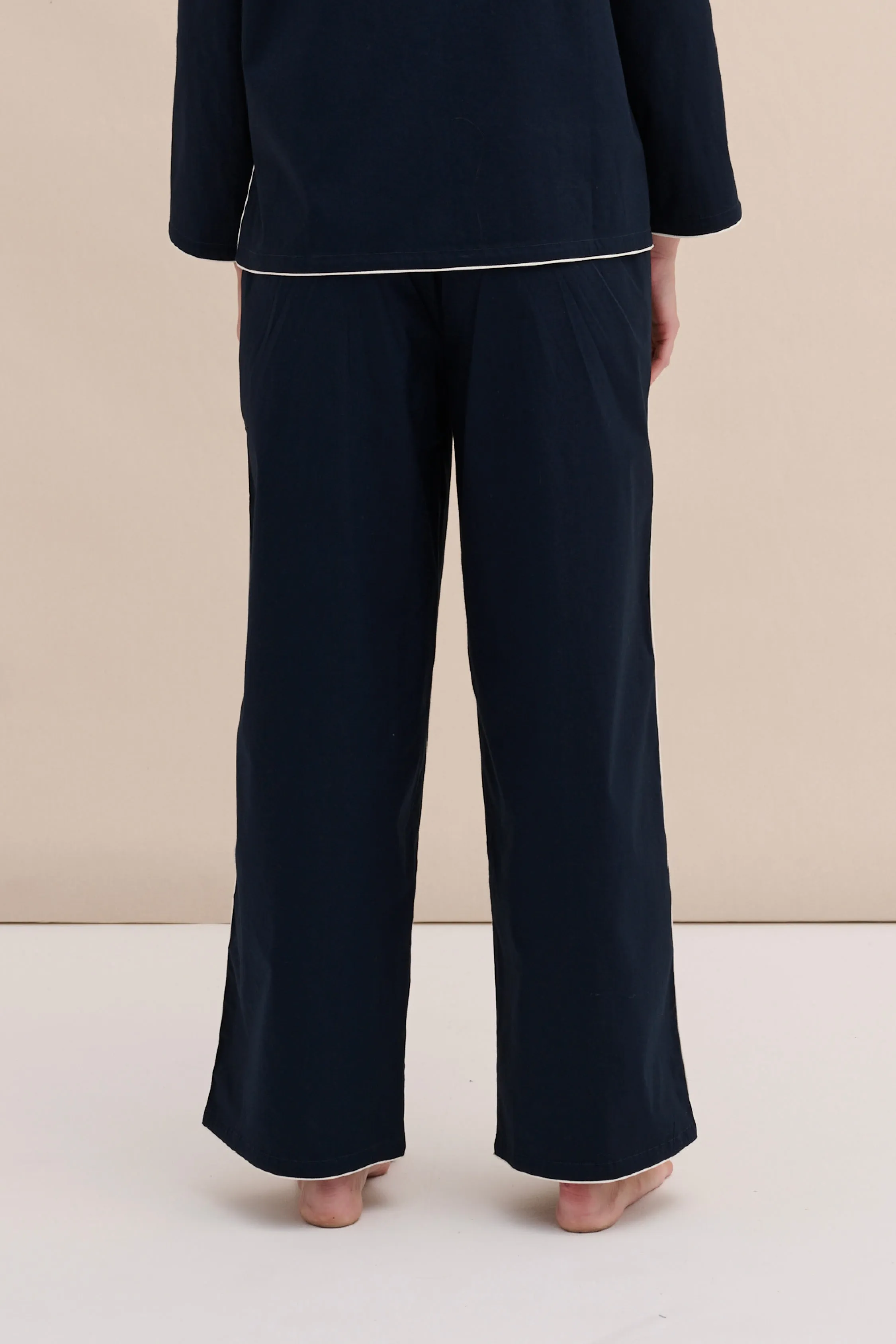 402 Trousers Navy sold by Desmond & Dempsey product image thumbnail 3