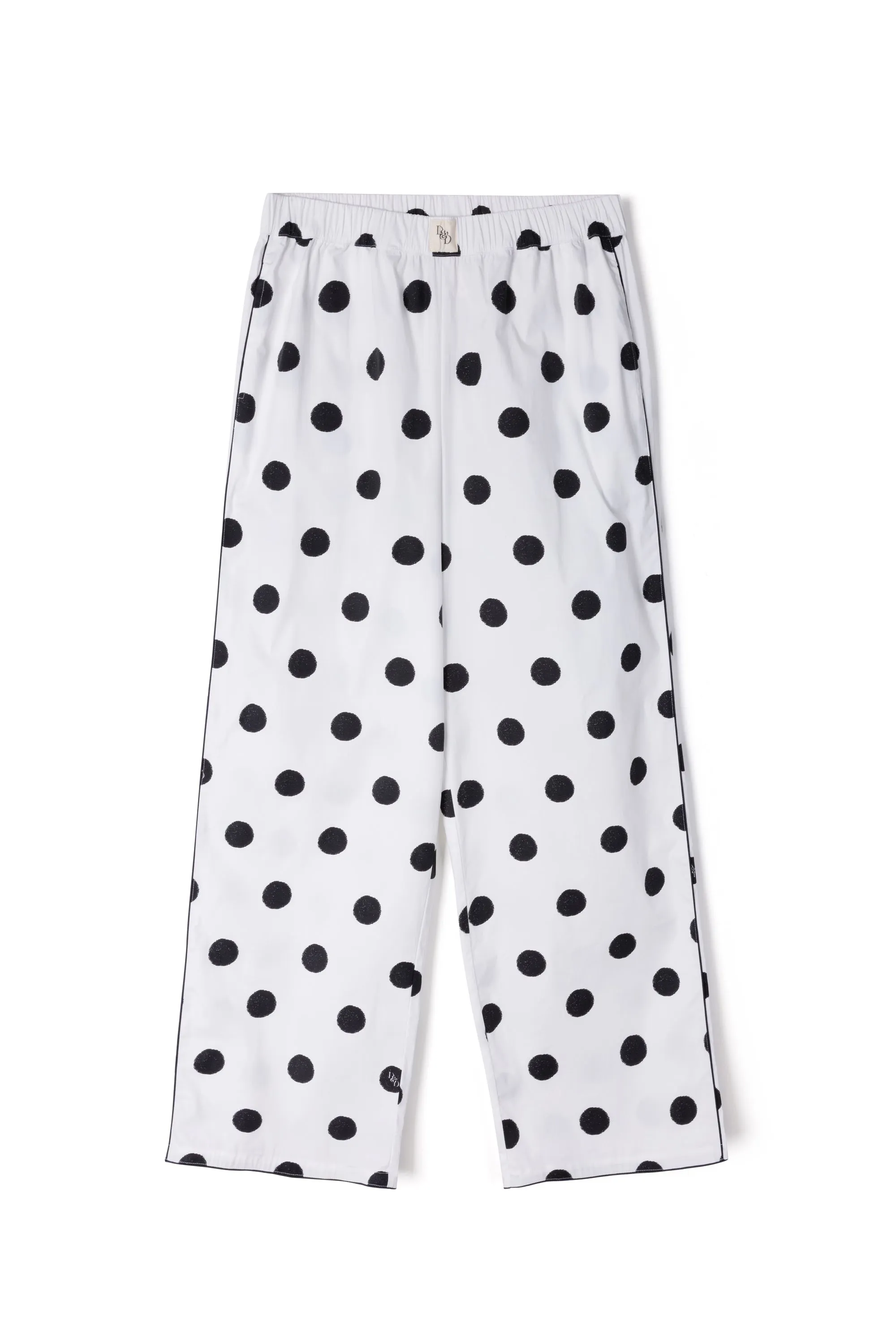 402 Trousers Dot White/Black sold by Desmond & Dempsey product image thumbnail 5
