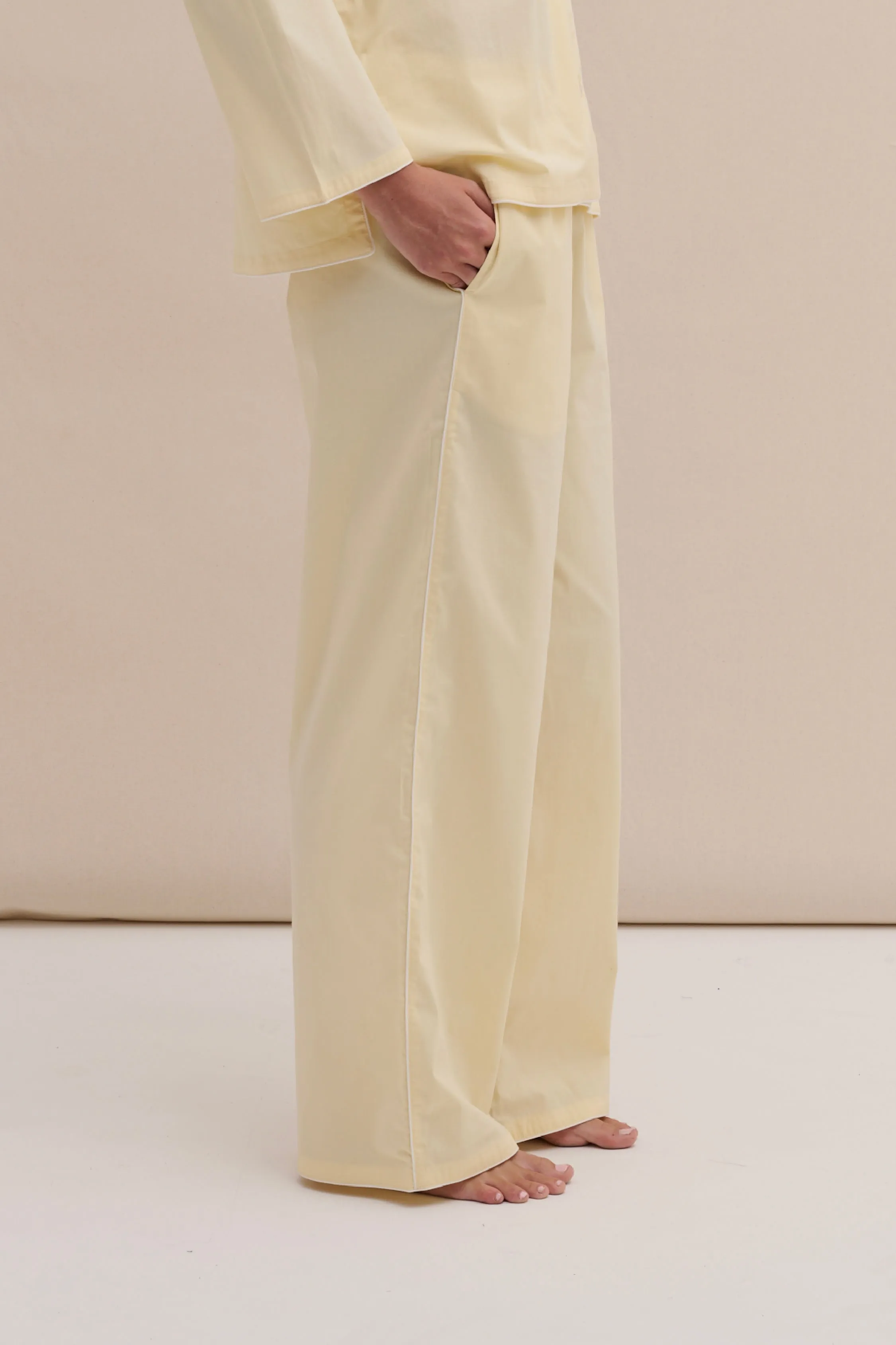 402 Trousers Yellow sold by Desmond & Dempsey product image thumbnail 3