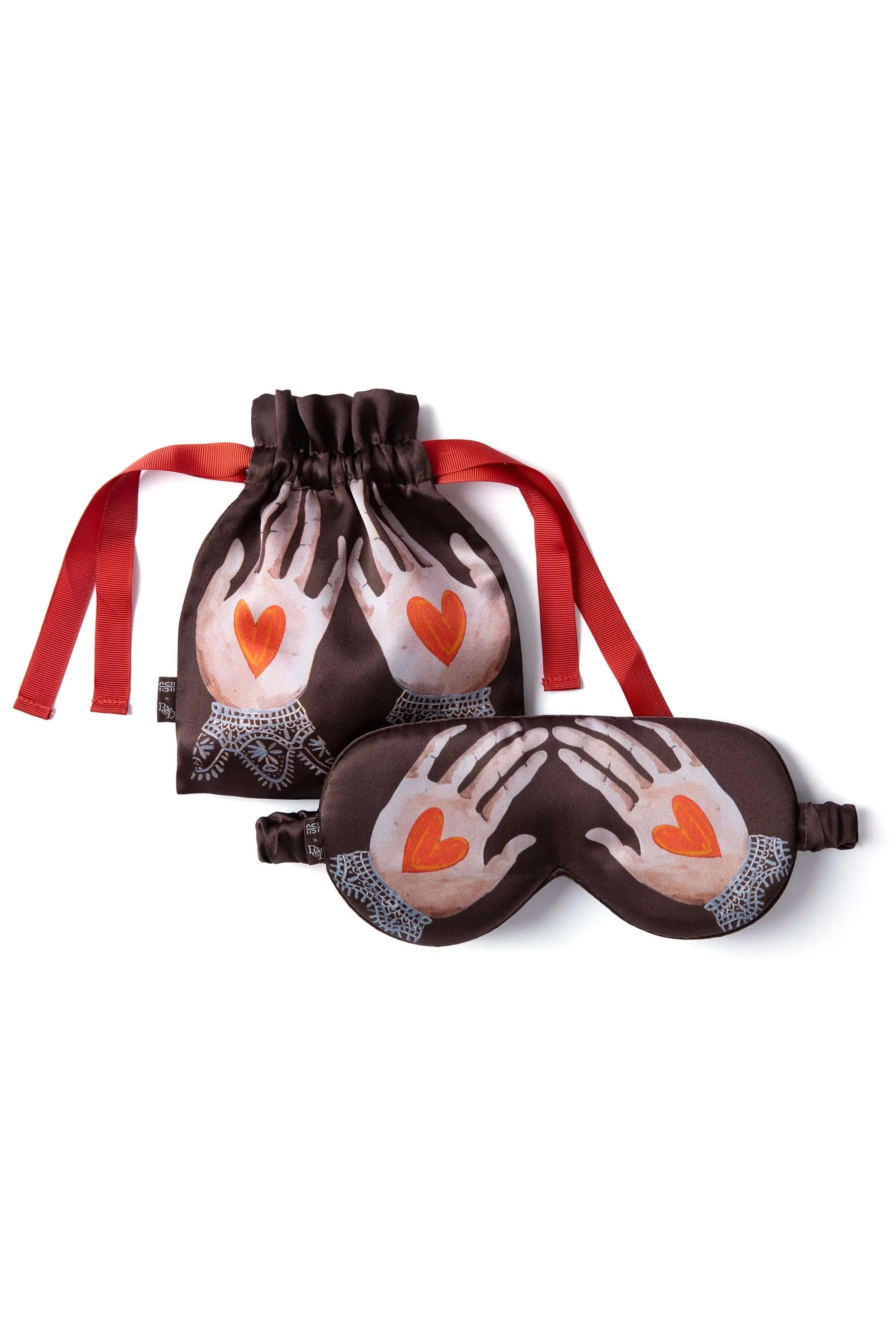 Silk Eye Mask Idle Hands sold by Desmond & Dempsey product image thumbnail 5