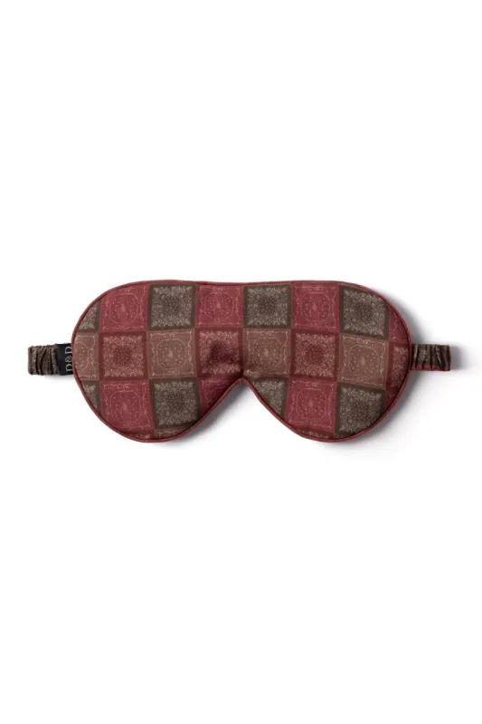 Men’s Eye Mask Bandana Patchwork Chilli sold by Desmond & Dempsey