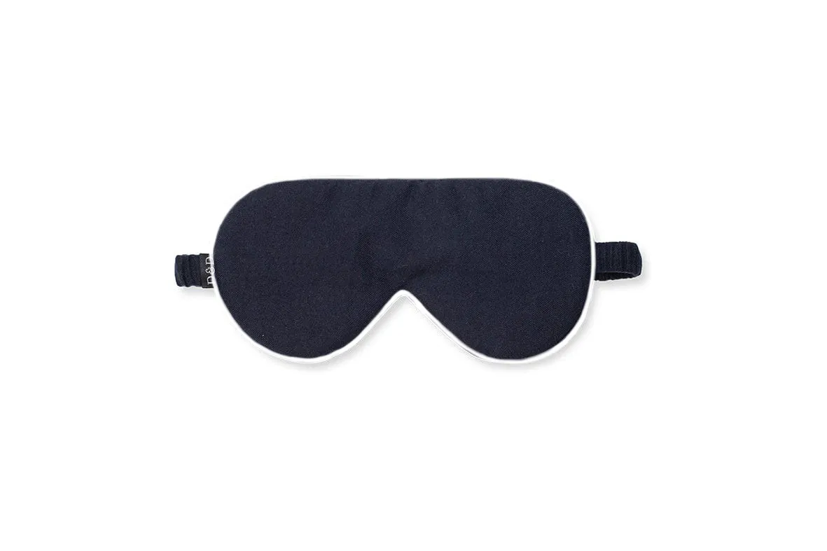 Men’s Eye Mask Brushed Cotton Navy/Cream sold by Desmond & Dempsey product image thumbnail 3