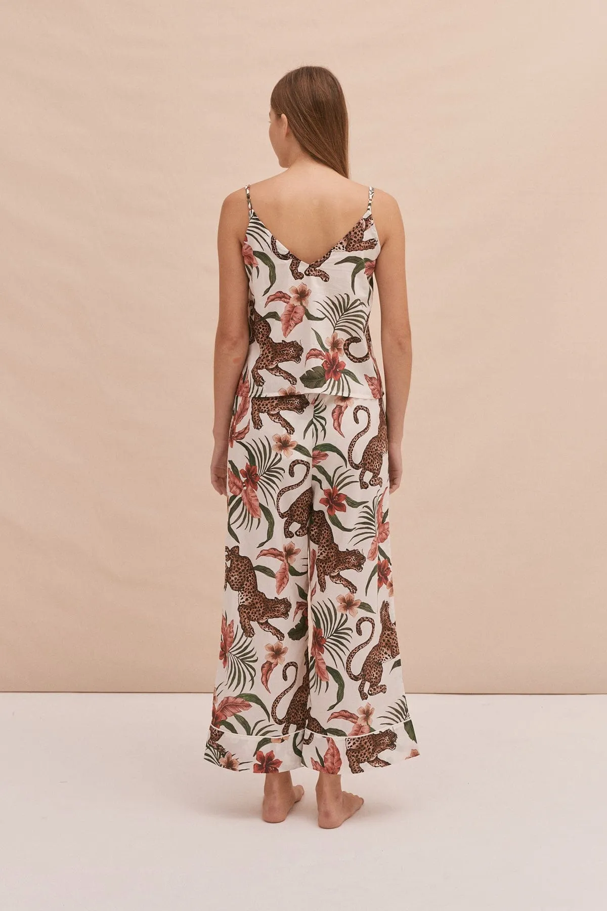 Cami Top Soleia Print Cream sold by Desmond & Dempsey product image thumbnail 3