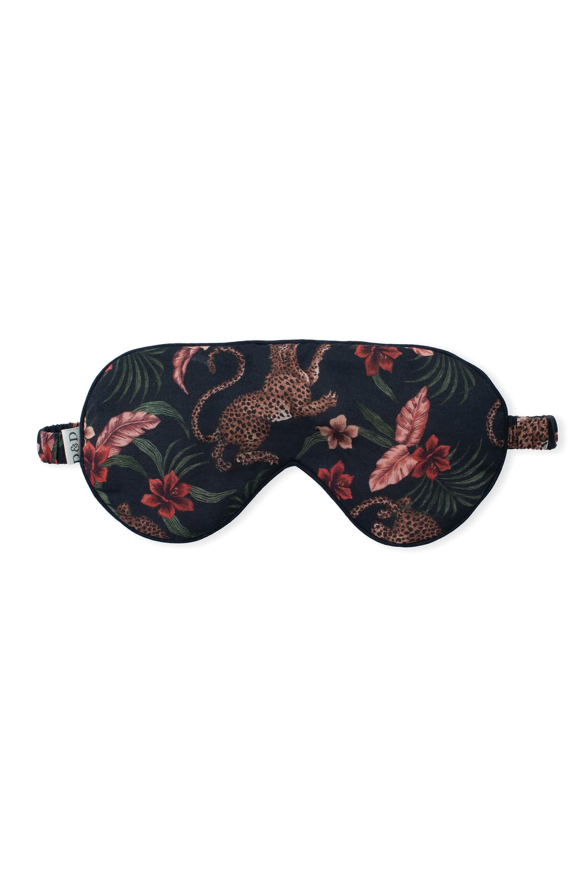 Cotton Luxe Eye Mask Soleia Leopard Print Multi sold by Desmond & Dempsey product image thumbnail 3