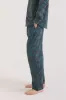 Men’s Pyjama Trousers Byron Tropical Print Navy/Green sold by Desmond & Dempsey