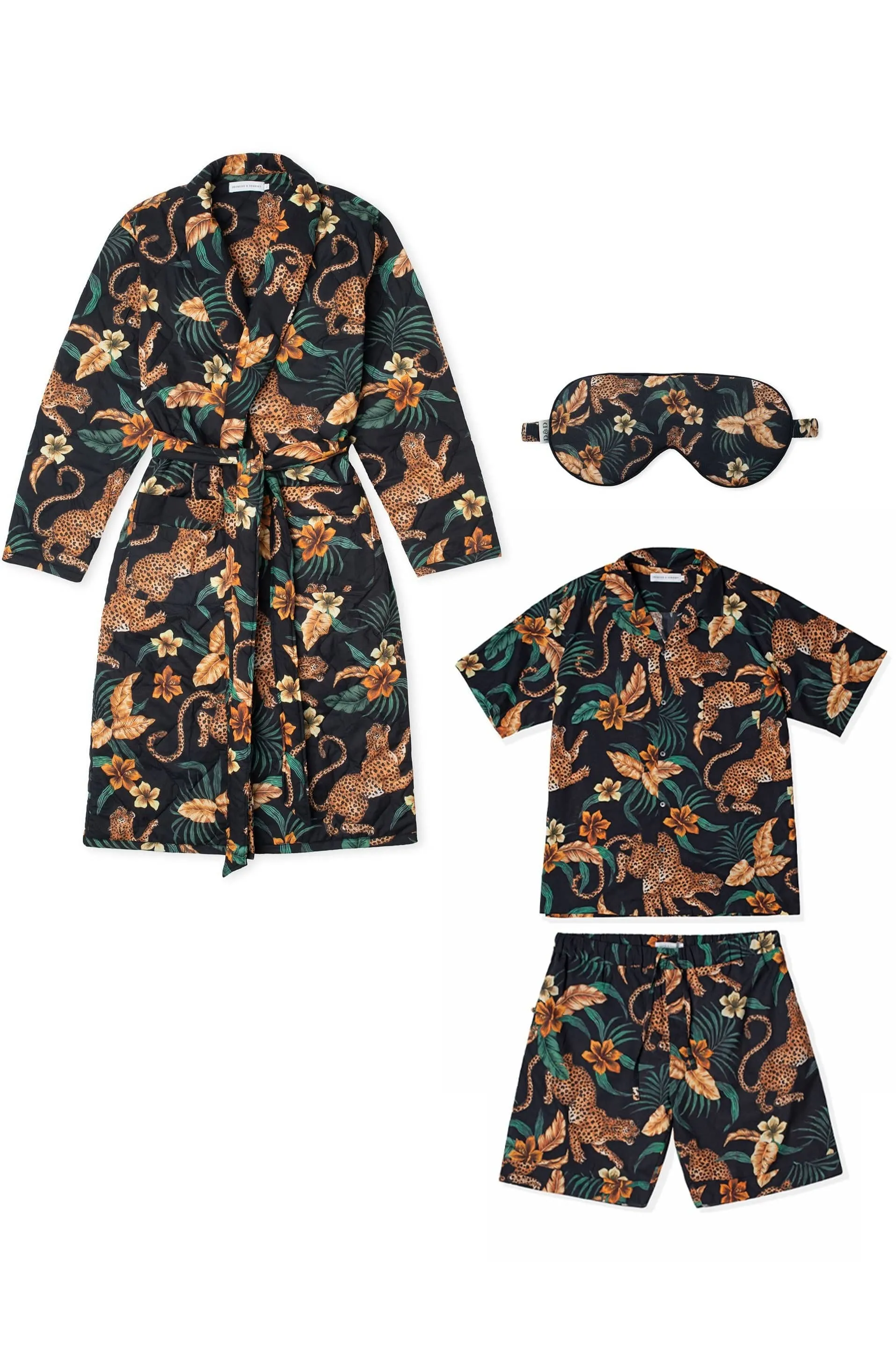 The Men's Triple Leopard Gift Set sold by Desmond & Dempsey product image thumbnail 5