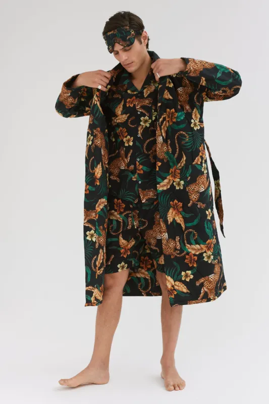 The Men's Triple Leopard Gift Set sold by Desmond & Dempsey