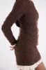 Edie Brown Polka Swiss Dot Ruffle Hem Mini Dress sold by AMYLYNN