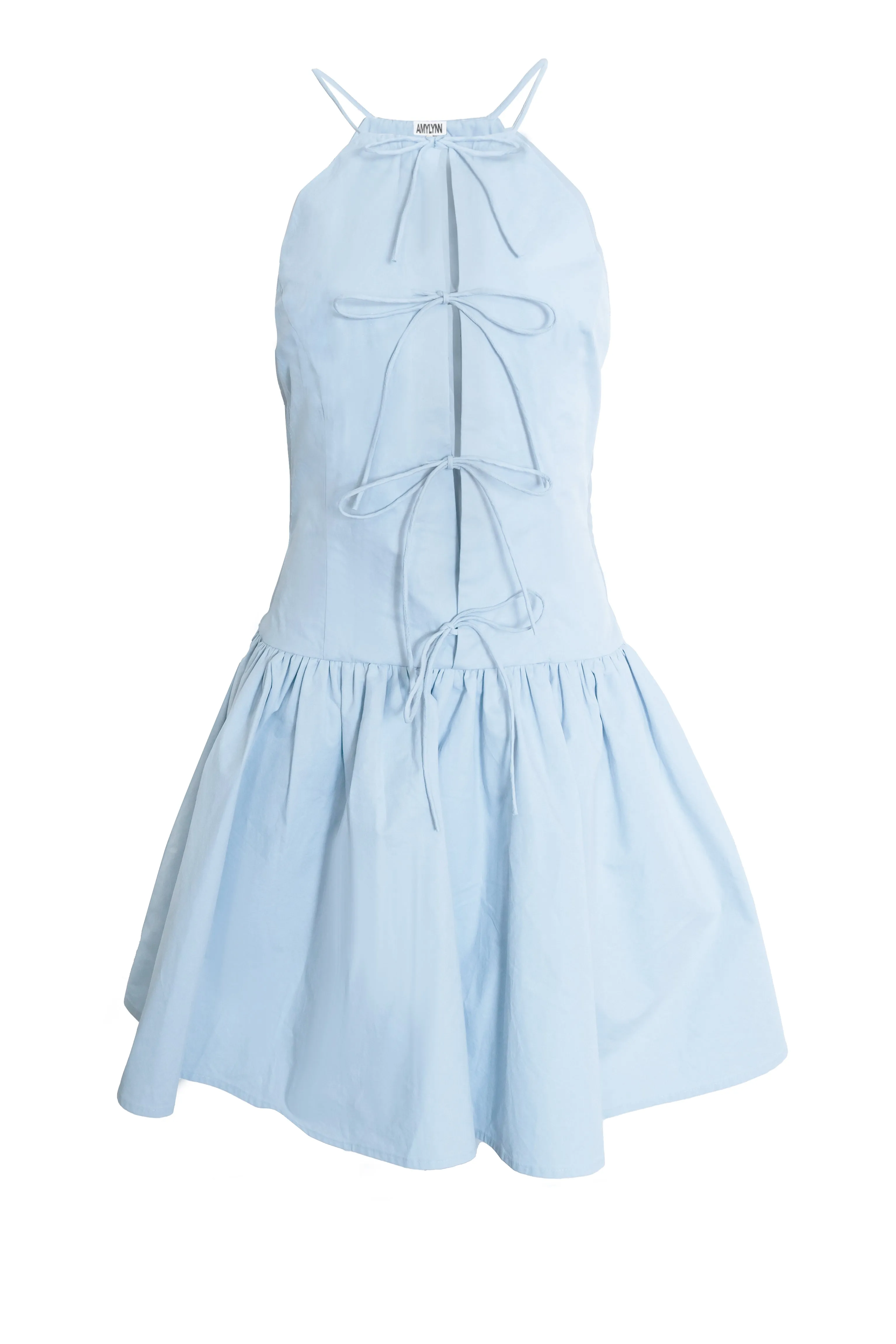 Raffaella Pure Cotton Blue Skater Dress sold by AMYLYNN product image thumbnail 5