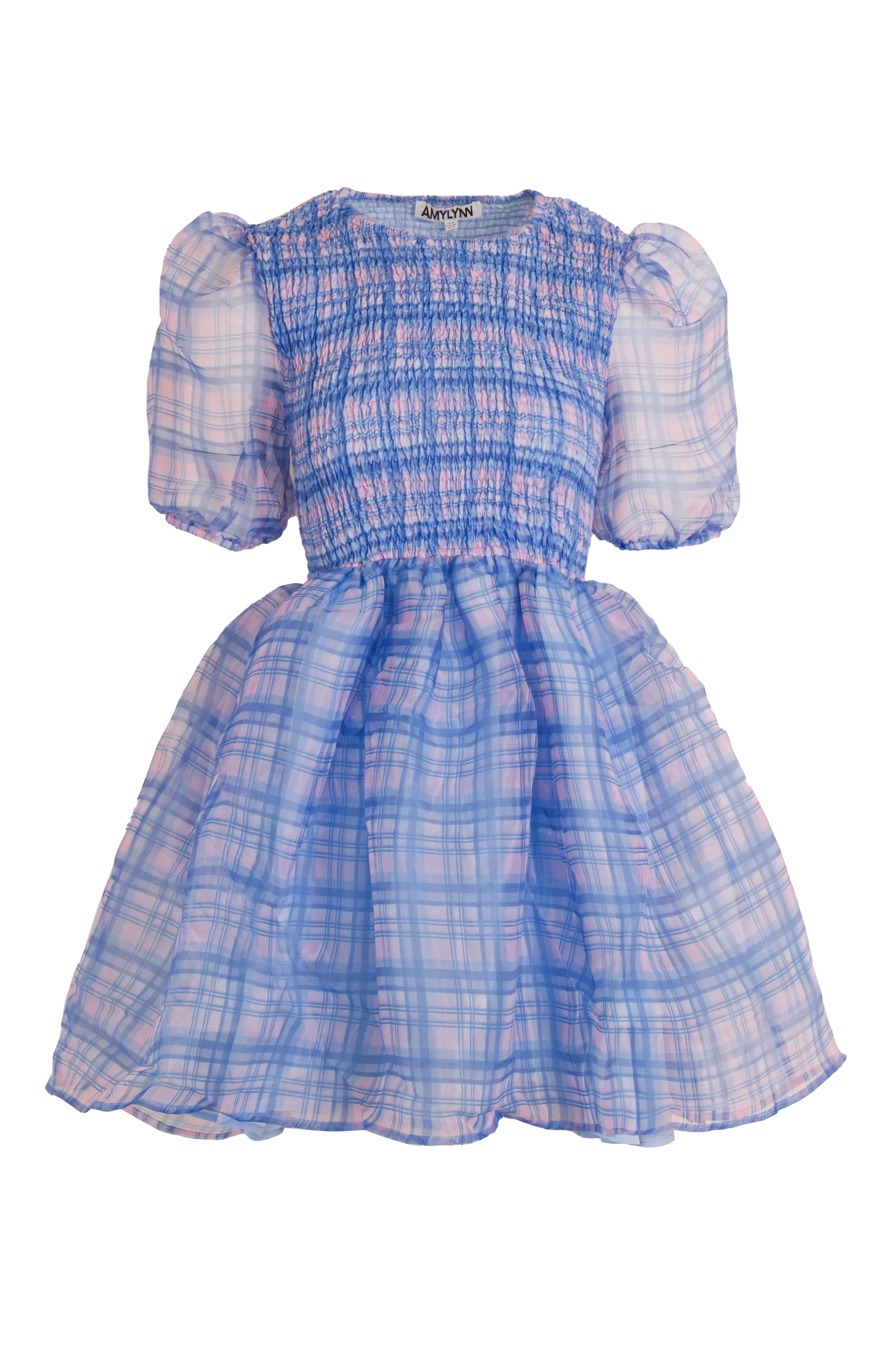 Purple Organza Mini Puffball Dress sold by AMYLYNN product image thumbnail 2