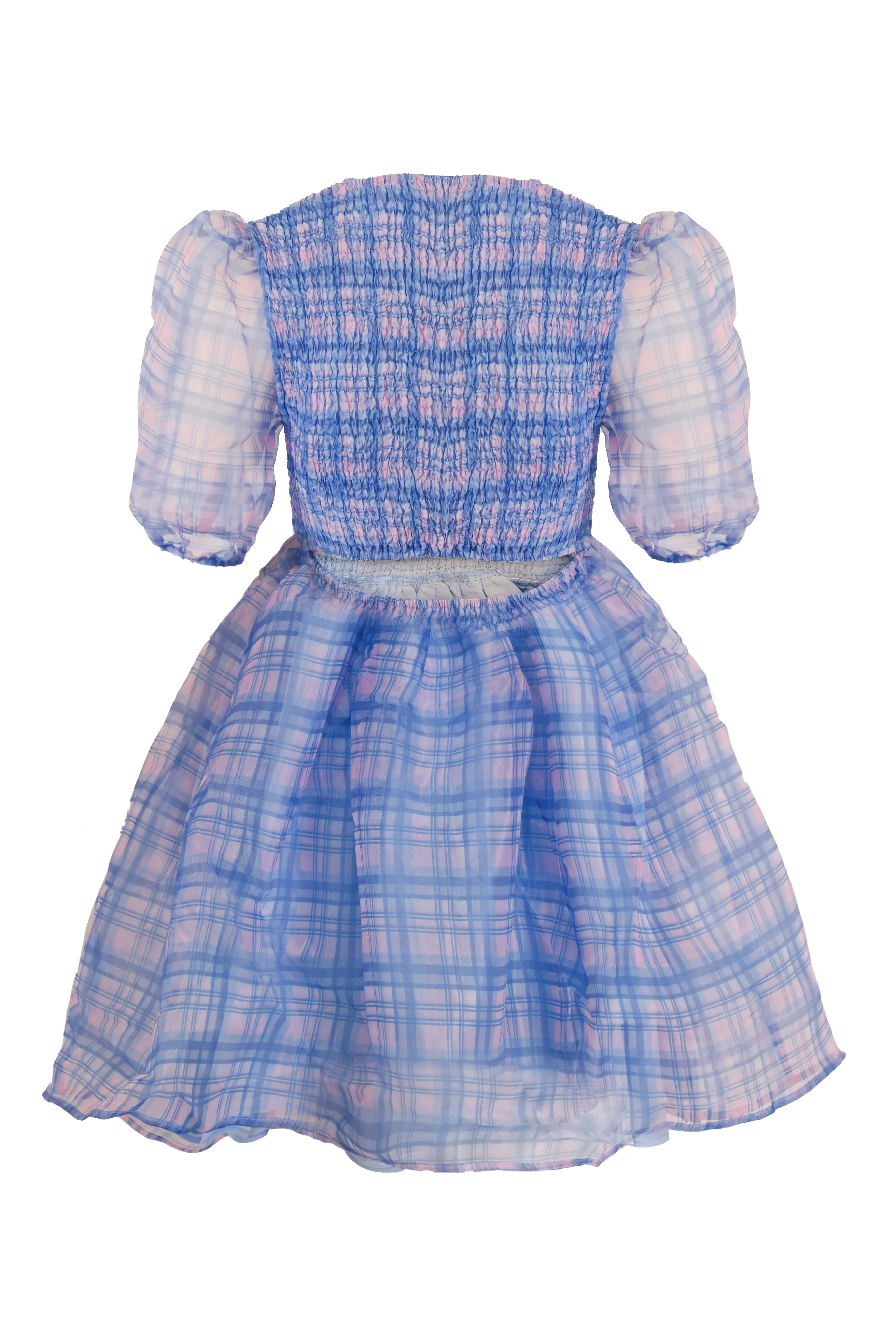 Purple Organza Mini Puffball Dress sold by AMYLYNN product image thumbnail 5