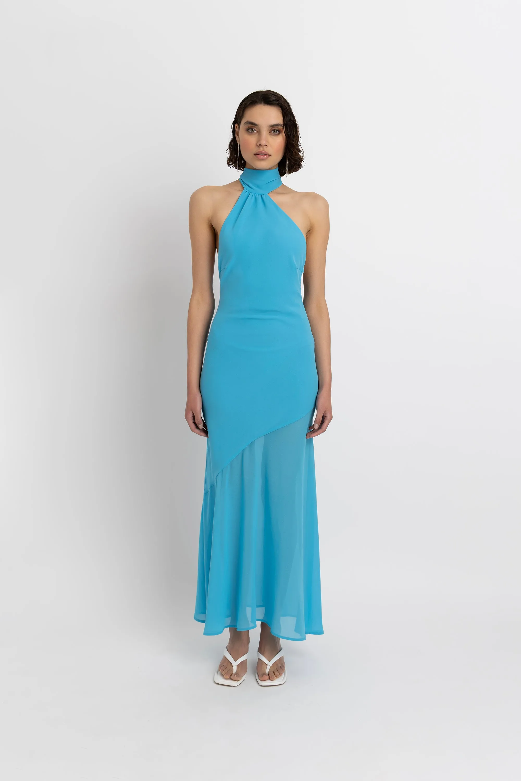 Baia Turquoise Halterneck Maxi Dress sold by AMYLYNN