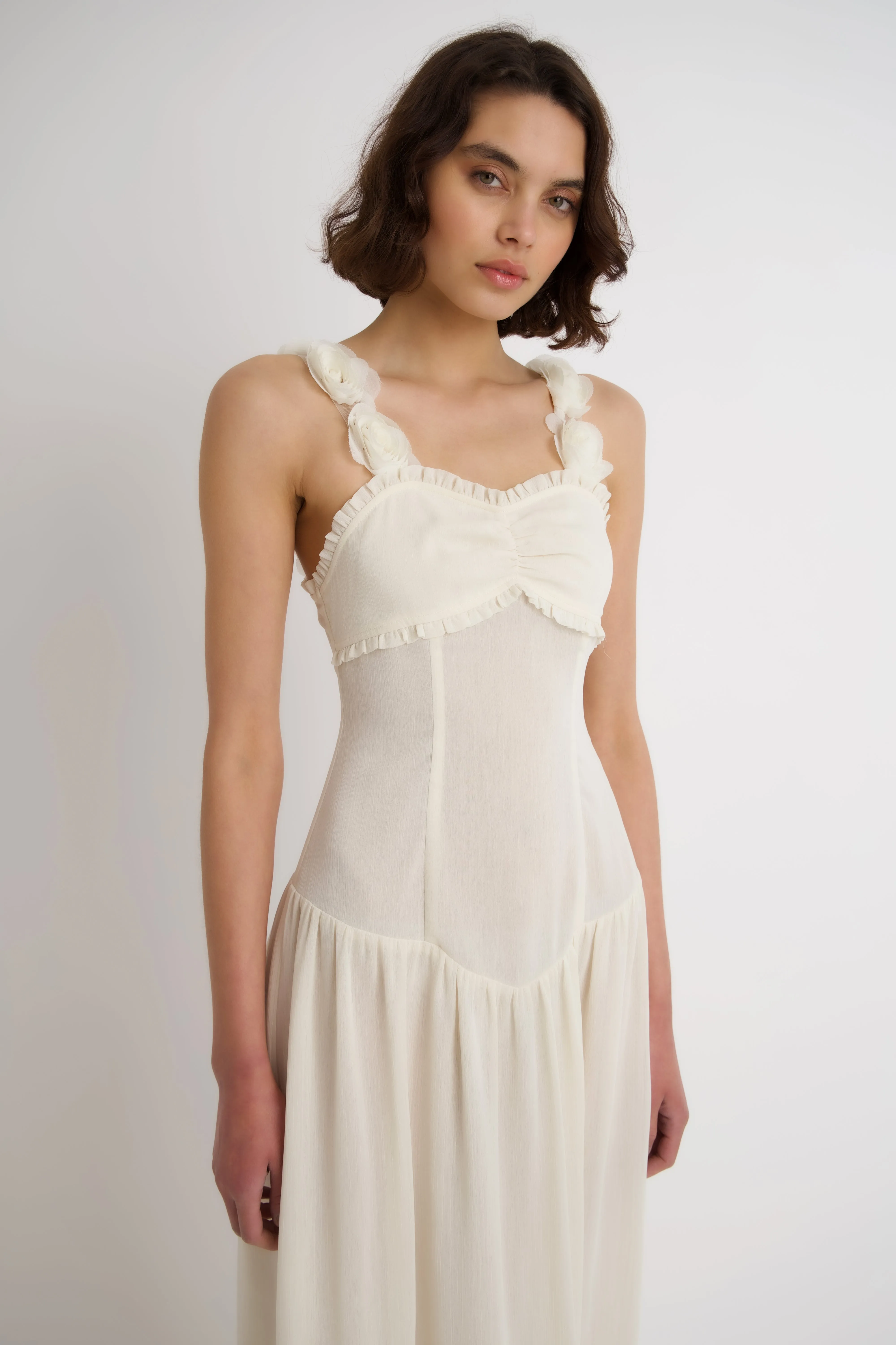 Loren Semi Sheer Maxi Dress sold by AMYLYNN product image thumbnail 2