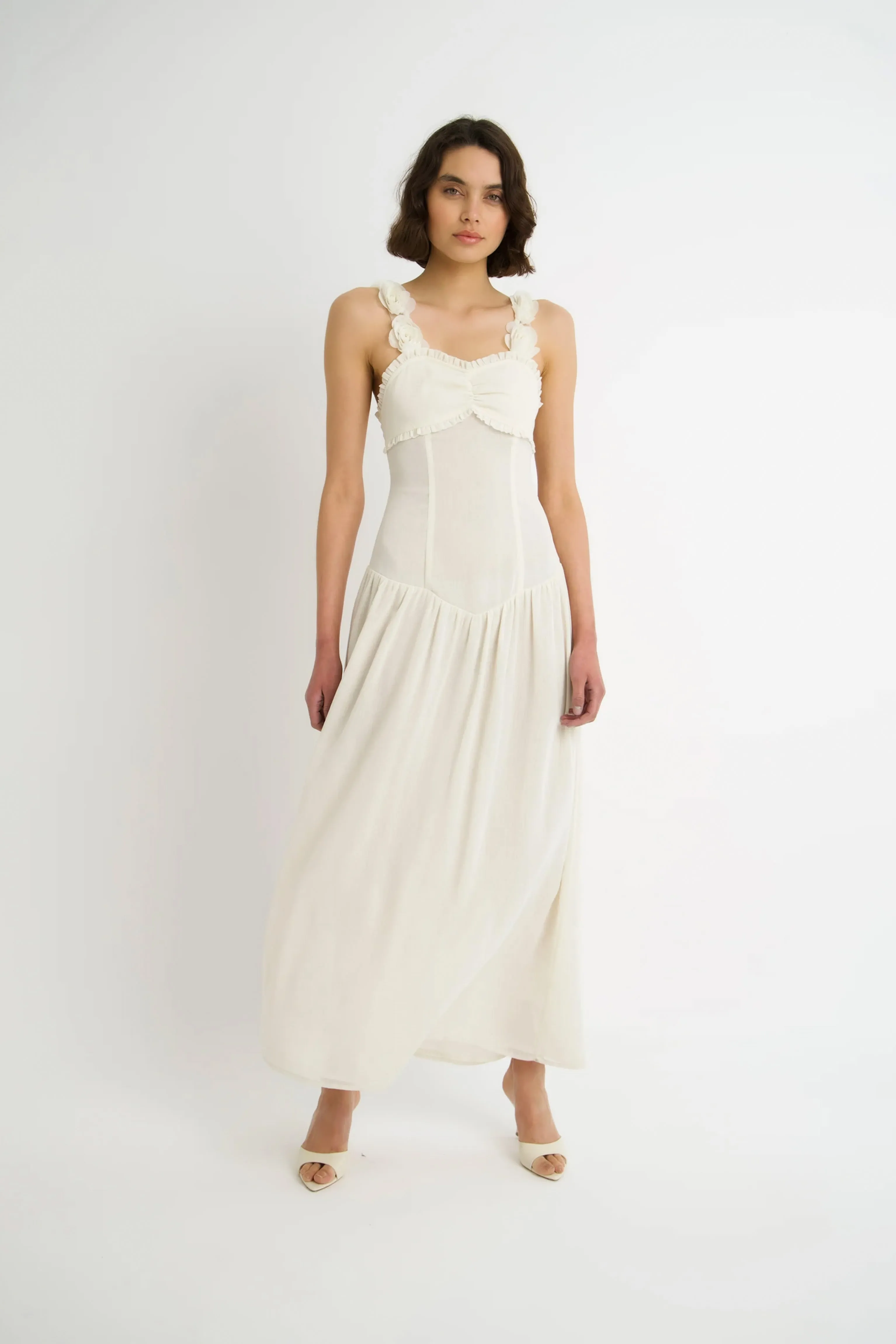 Loren Semi Sheer Maxi Dress sold by AMYLYNN