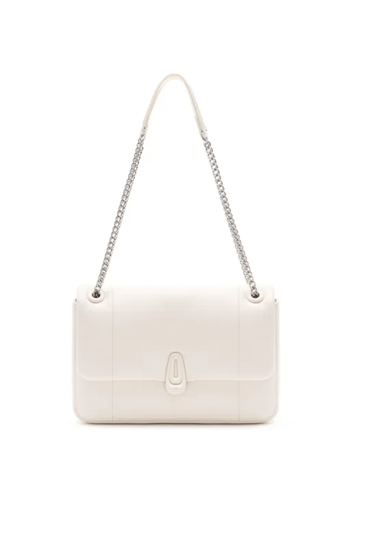 Dallas White Square Chain Bag sold by AMYLYNN