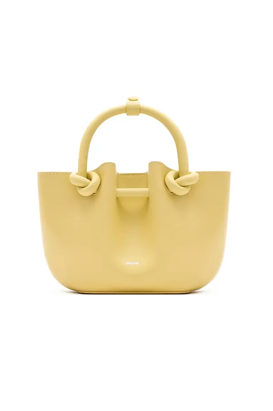 Berlin Yellow Leather Bag sold by AMYLYNN