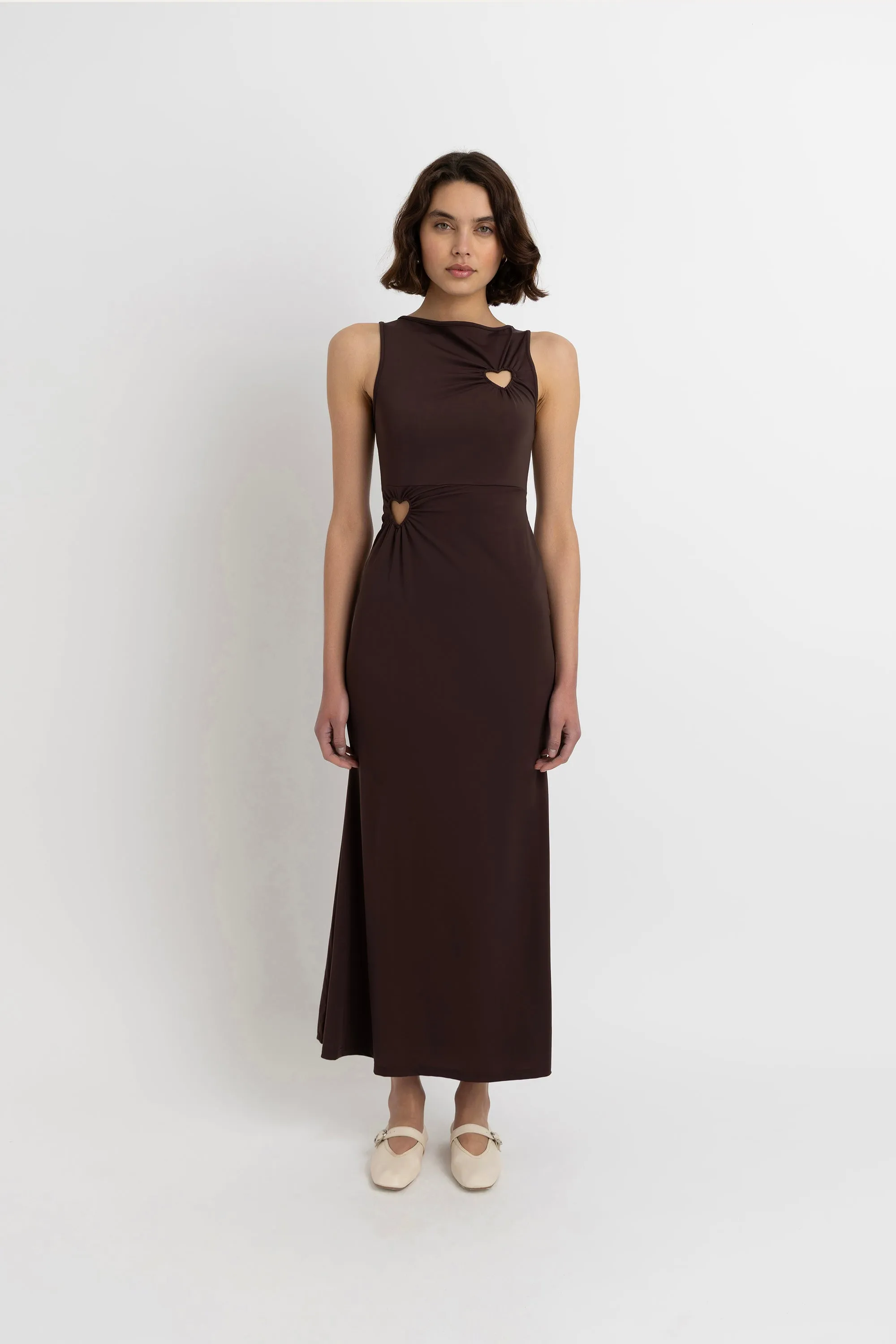 Harlie Brown Heart Cut Out Maxi Dress sold by AMYLYNN product image thumbnail 3