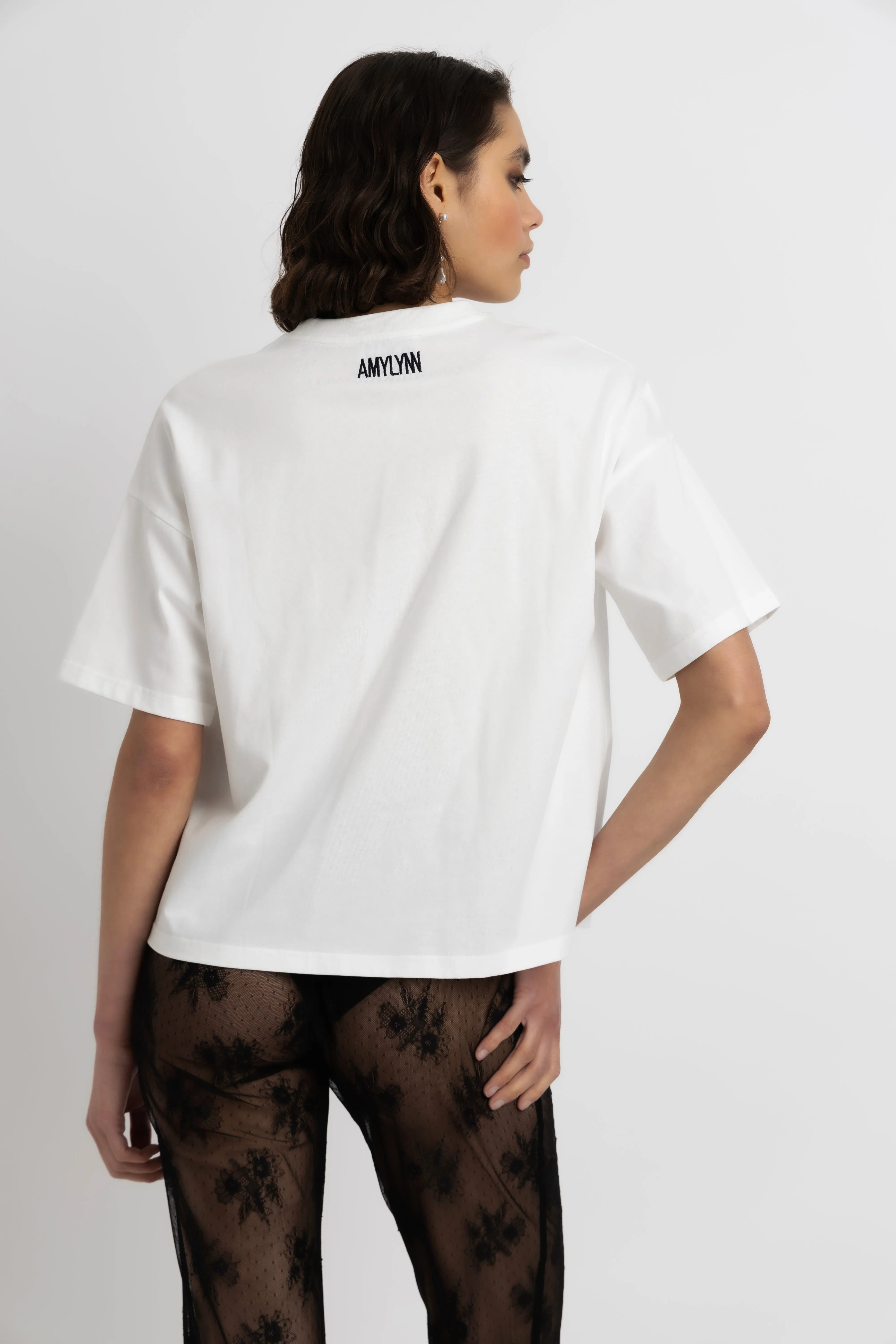 AMYLYNN Pure Cotton Slogan Charity T-Shirt sold by AMYLYNN product image thumbnail 3