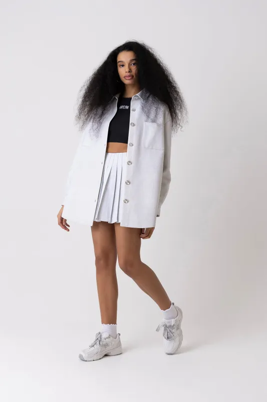 Cole Glitter Oversized Shirt sold by AMYLYNN