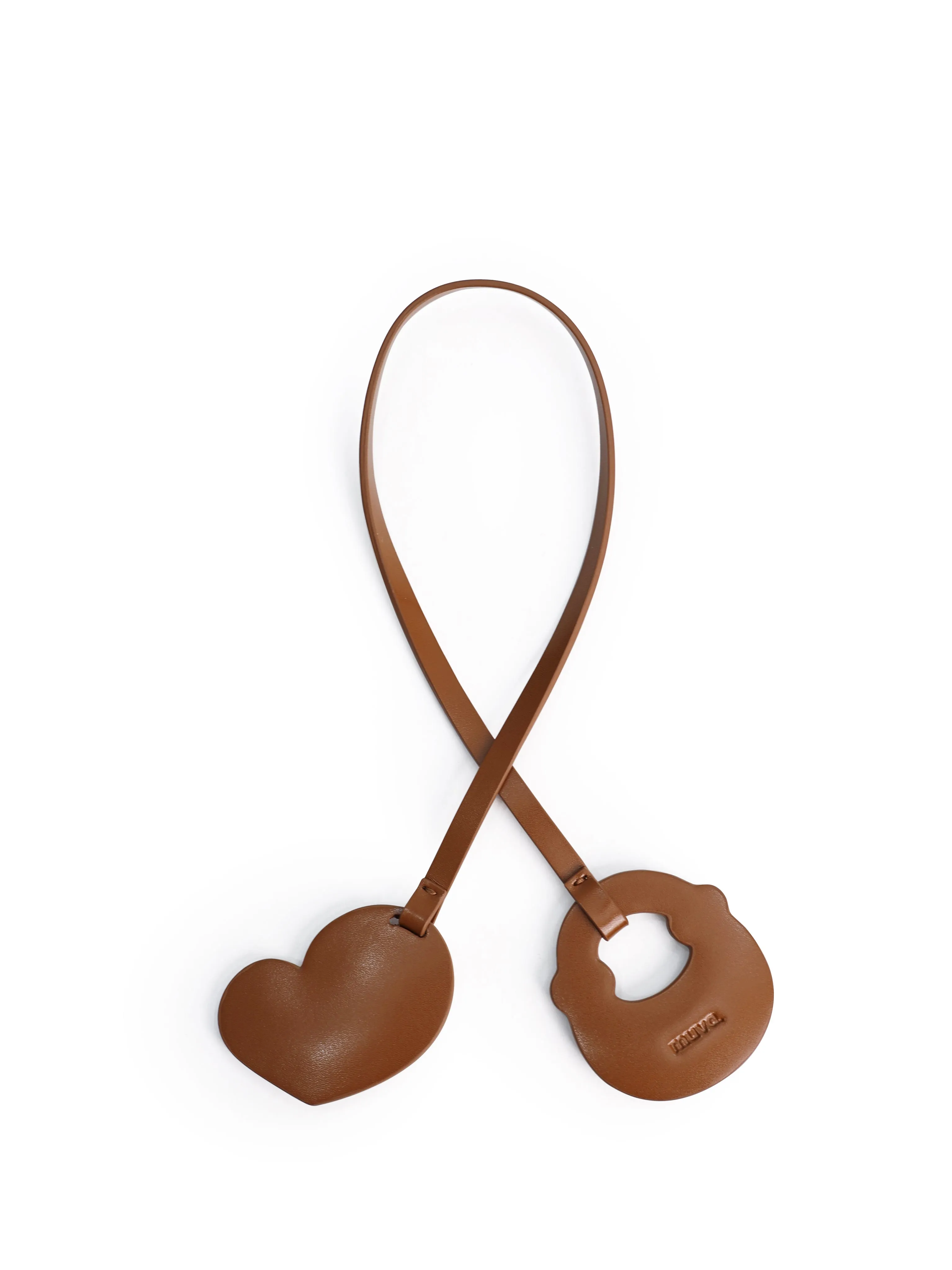 Brown Heart Pendant Bag Decoration sold by AMYLYNN product image thumbnail 2
