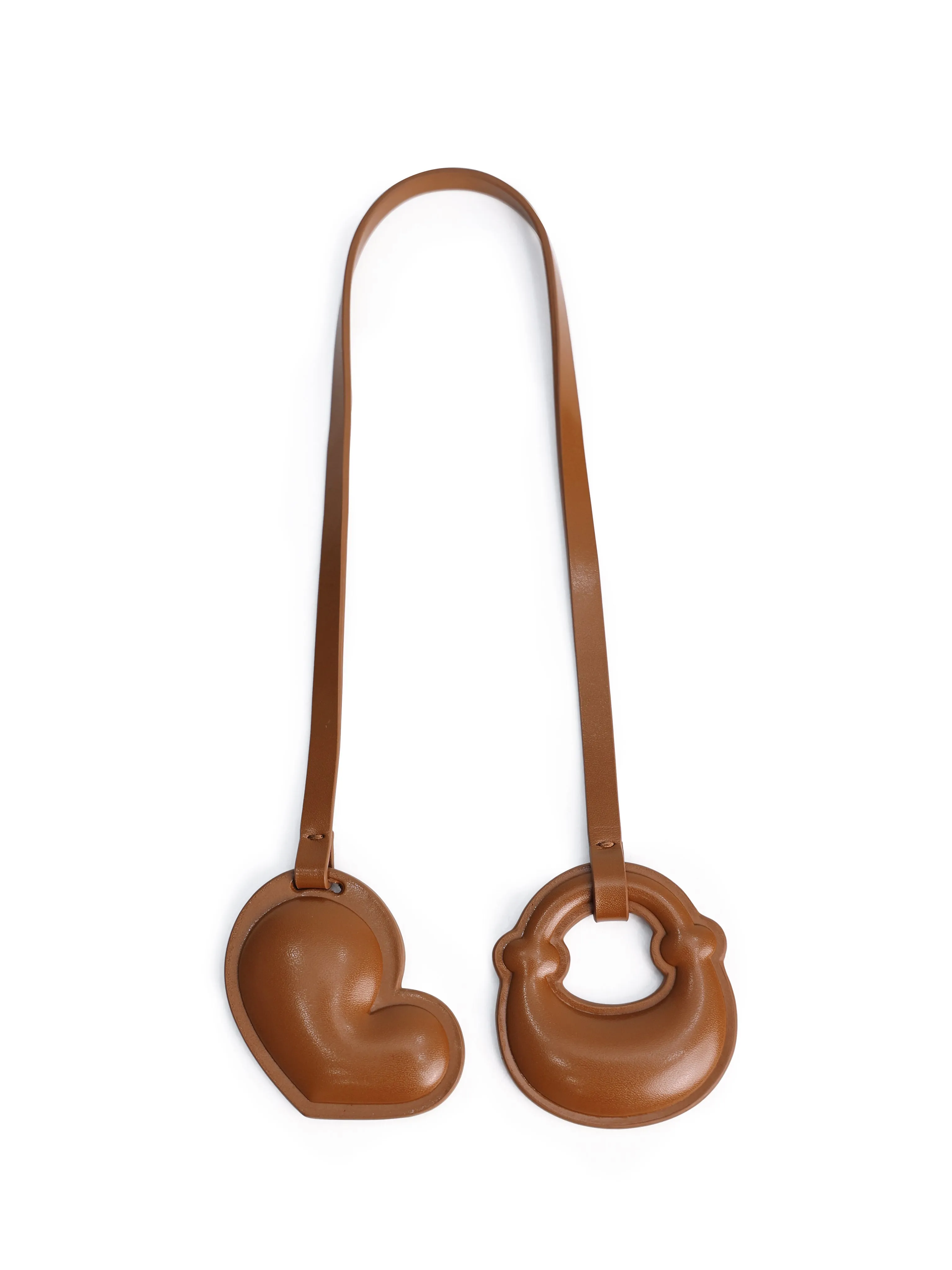 Brown Heart Pendant Bag Decoration sold by AMYLYNN product image thumbnail 3