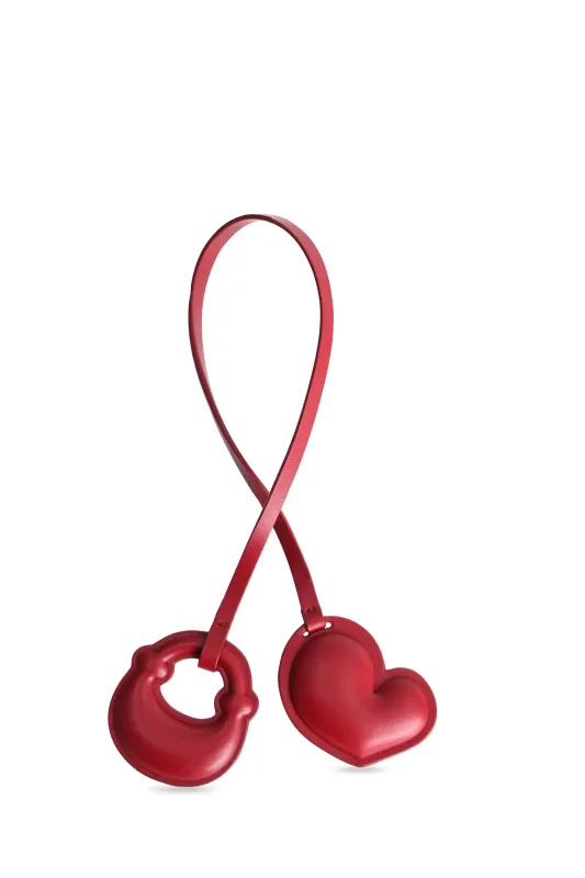 Red Heart Pendant Bag Decoration sold by AMYLYNN