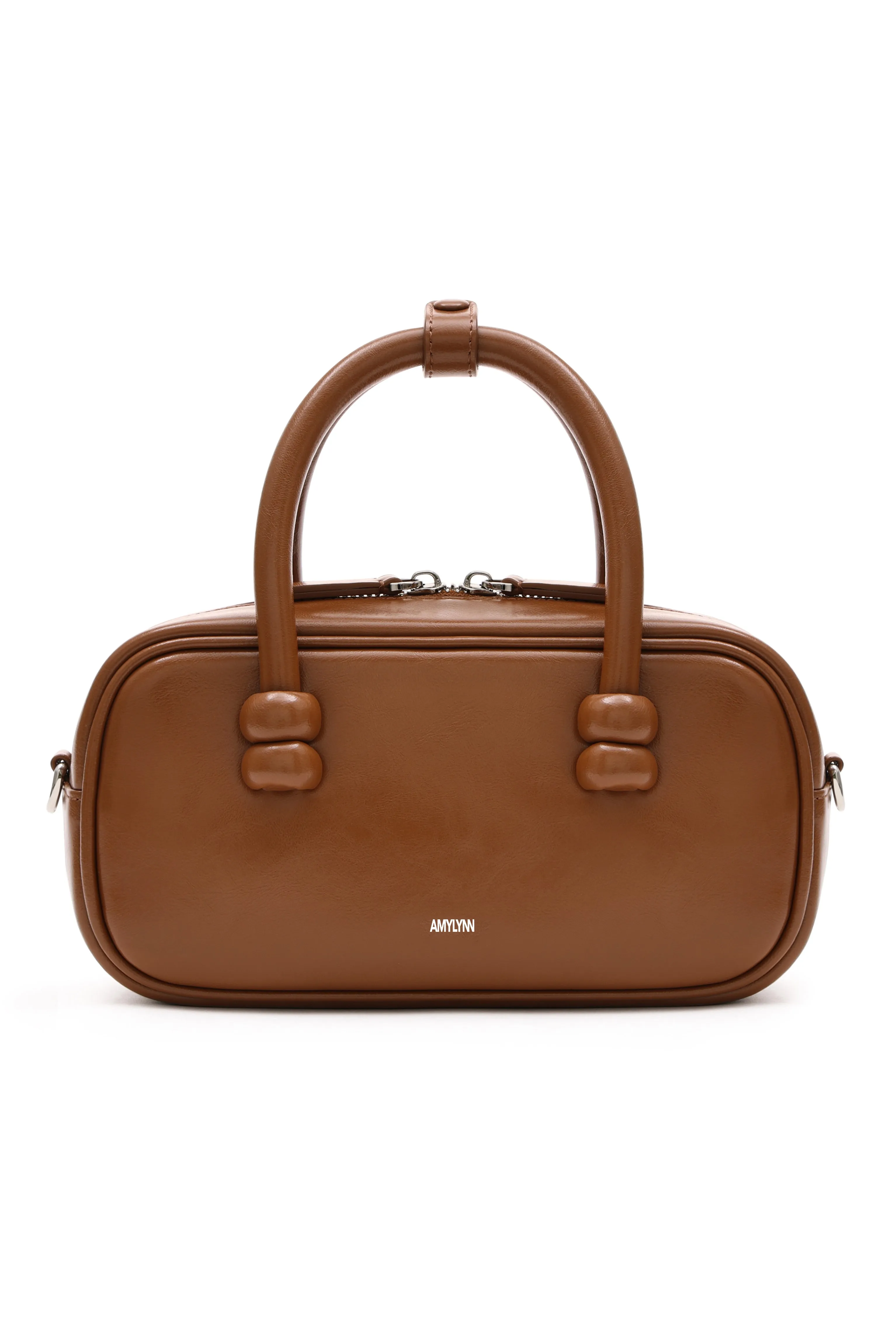 Boston Brown Leather Crossbody Rectangle Bag sold by AMYLYNN