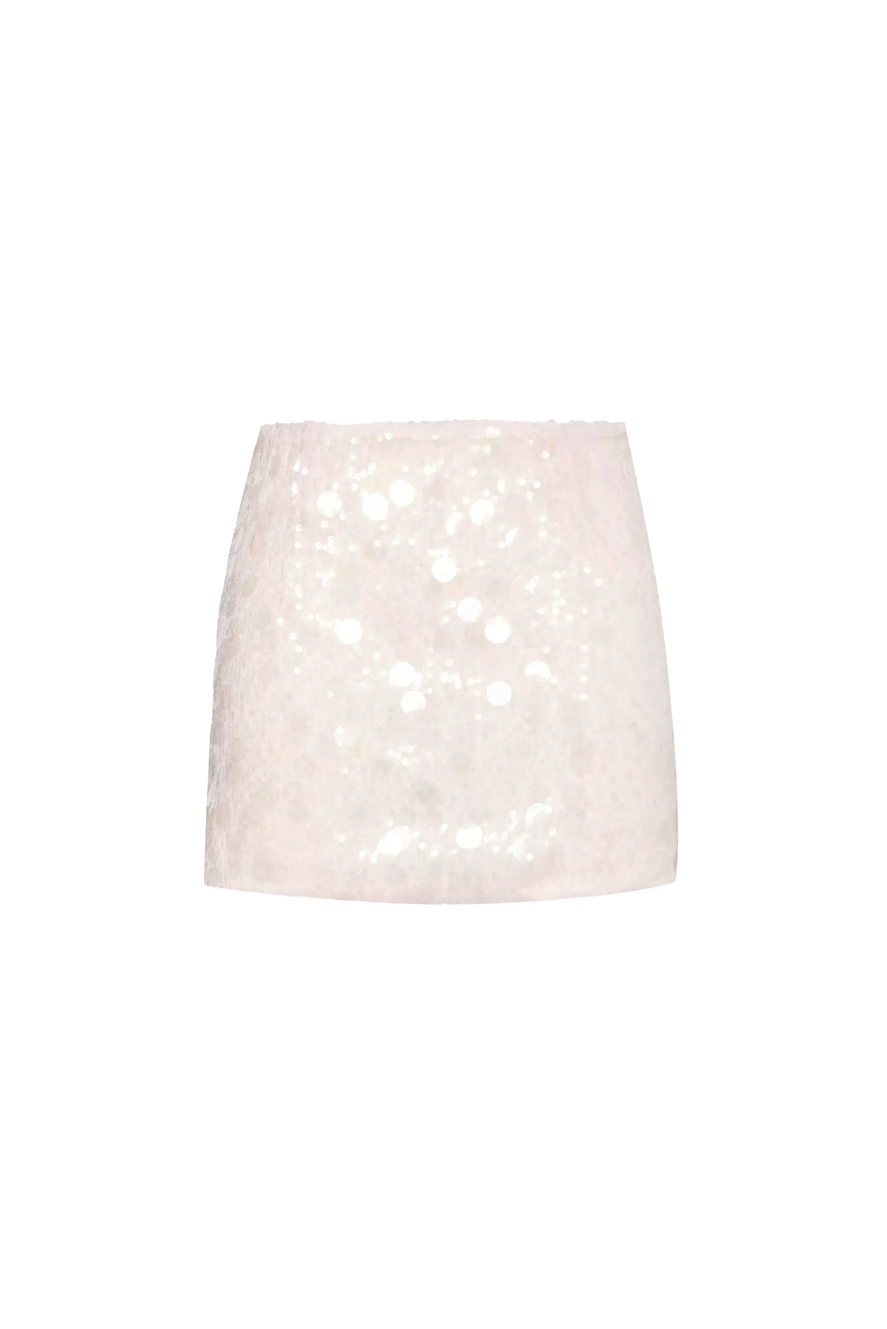 Oceane Ice Pink Disc Sequin Mini Skirt sold by AMYLYNN product image thumbnail 5