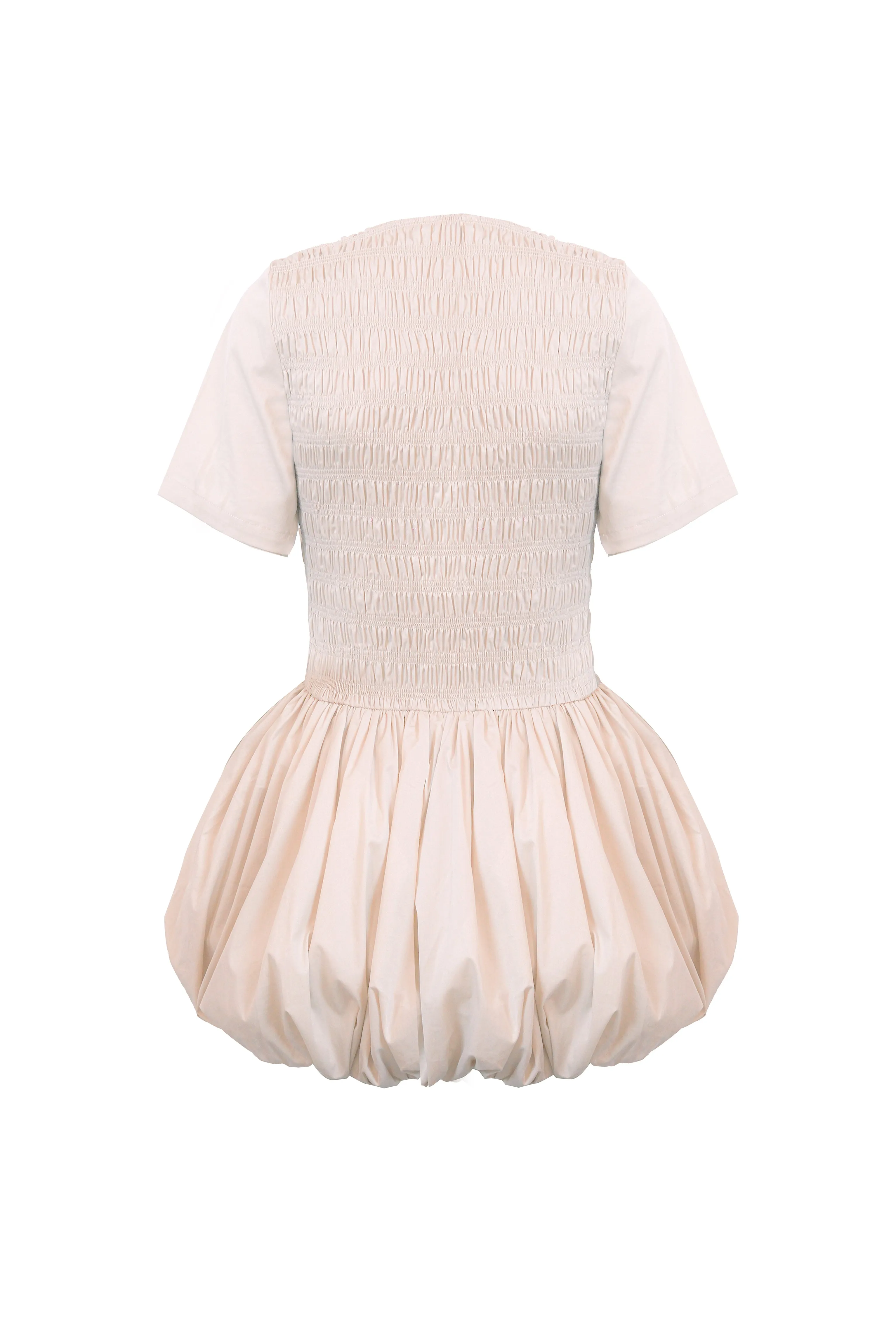 Eleanor Pure Cotton Milk Puffball Mini Dress sold by AMYLYNN product image thumbnail 2