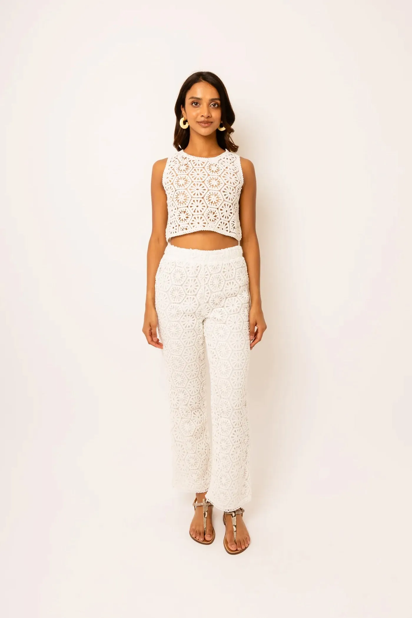 Florence Pure Cotton Crochet Lace Top sold by AMYLYNN product image thumbnail 4