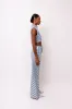 Paloma Rich Cotton Denim Embellished Trousers sold by AMYLYNN
