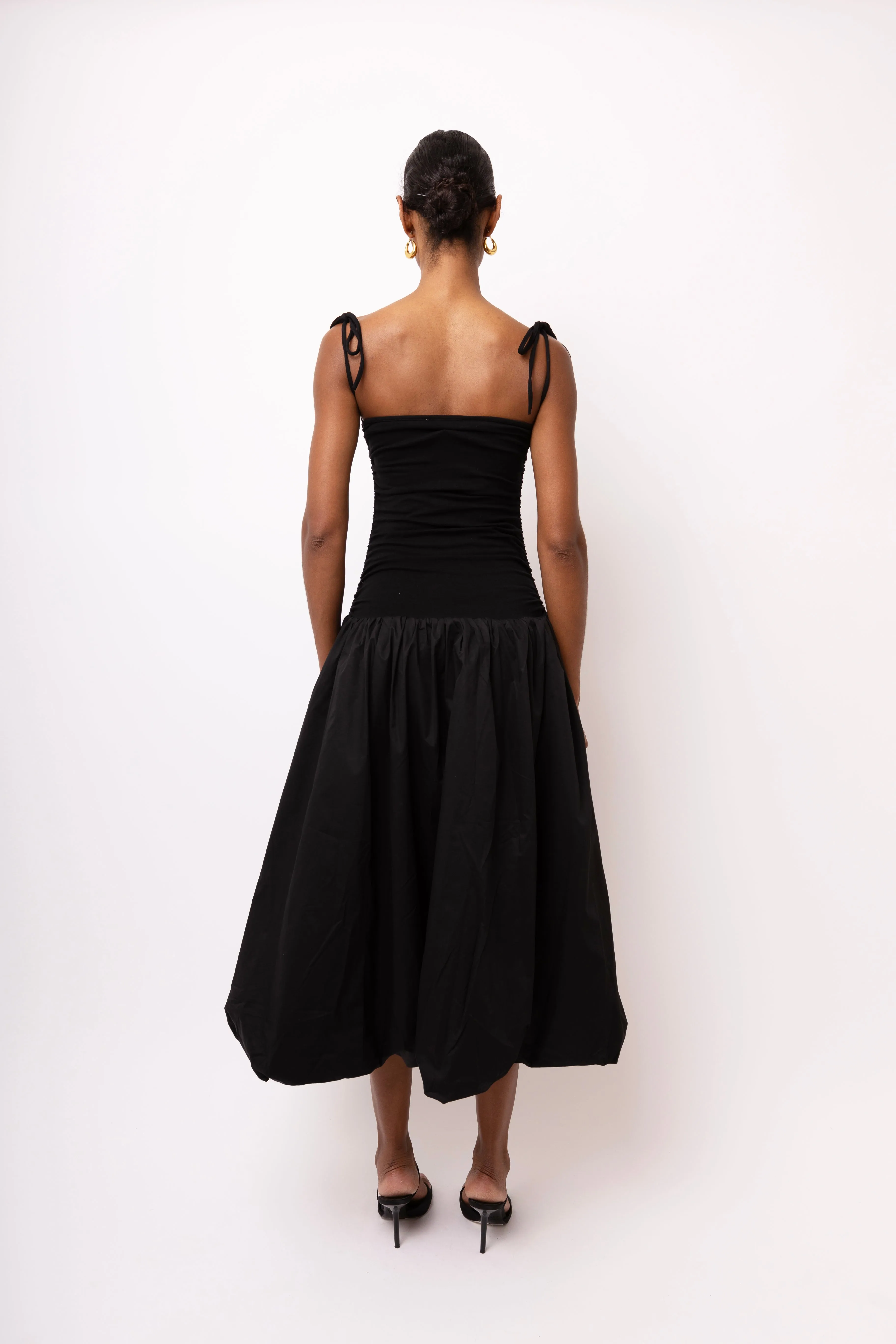 Alexa Black Puffball Dress sold by AMYLYNN product image thumbnail 5