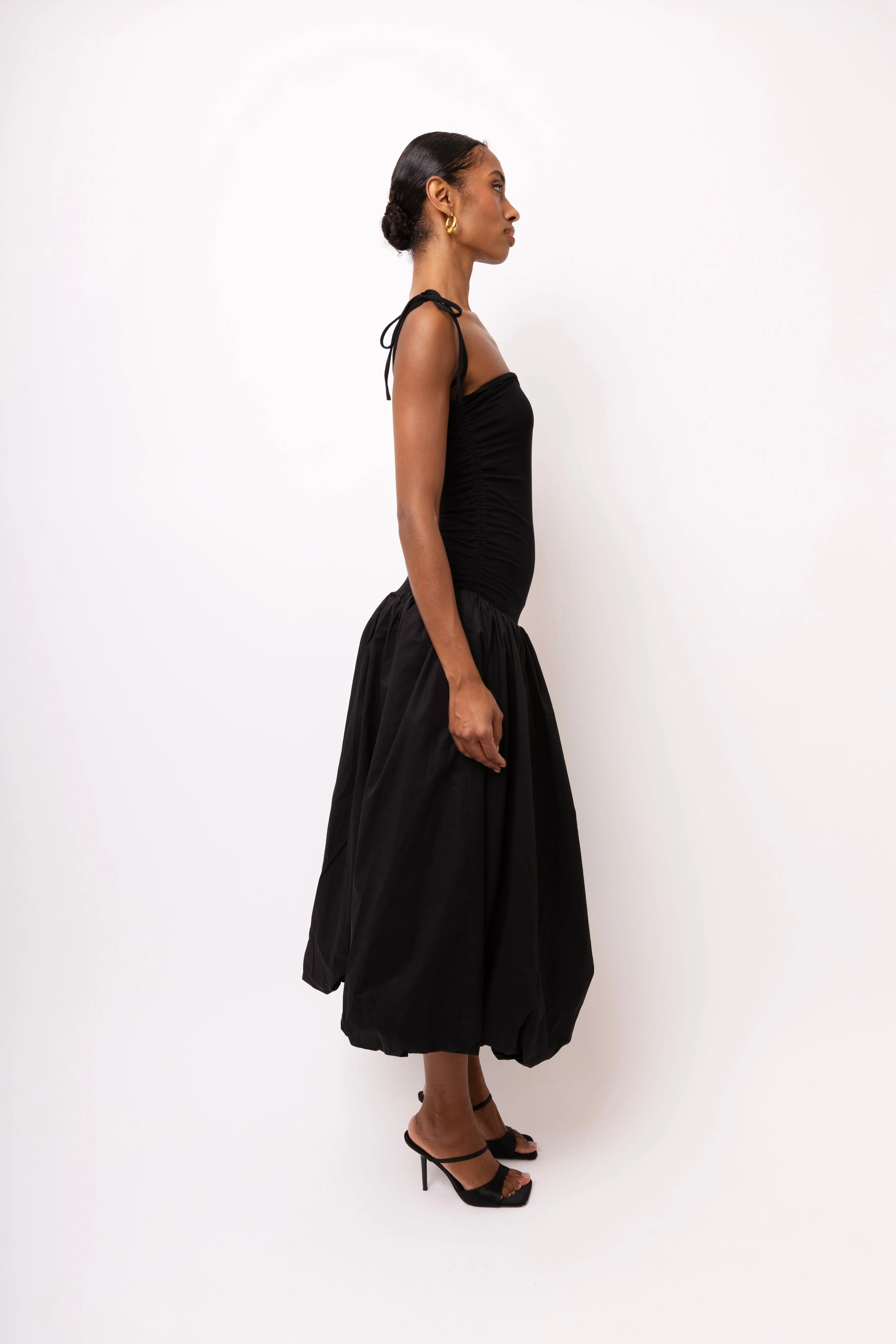 Alexa Black Puffball Dress sold by AMYLYNN product image thumbnail 4