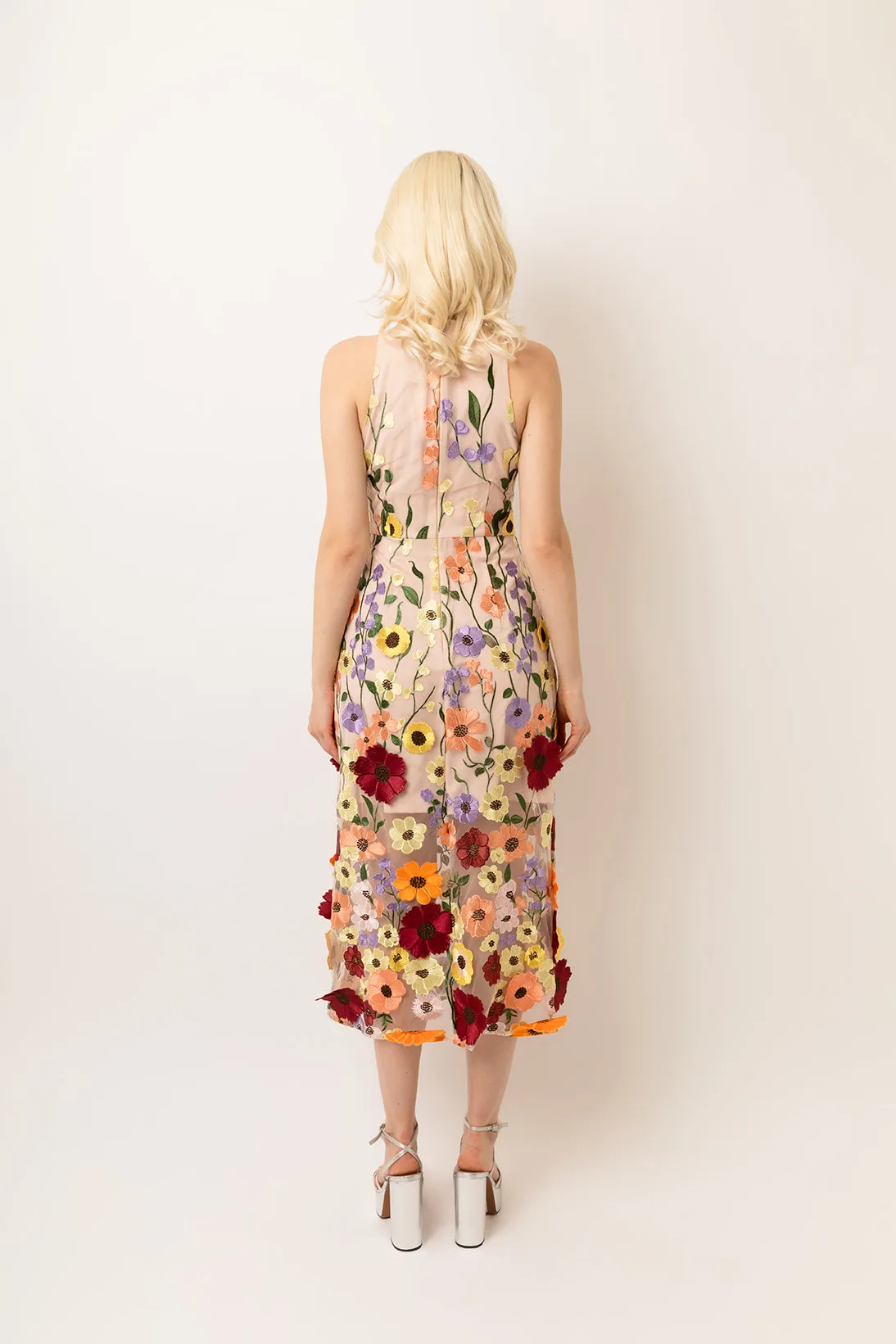 Dorothy Floral Motif Midi Dress sold by AMYLYNN product image thumbnail 5